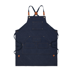 Delantal Reutilizable y Duradero de 16 <span class=keywords><strong>Gusi</strong></span>, sin Mangas, con Logotipo Personalizado, Multibolsillos, para Restaurante, Jardinería, Reparaciones, Cafetería, Carpintería - Product Image 1