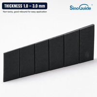 SinoGuide AL60-1 Coussin thermique en silicone et fibre de carbone sans fuite d'huile 60W/mK pour électronique haute tension 94 V-0 et refroidissement de batteries automobiles