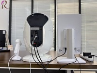 Analyseur de peau K57 AI Magic Mirror, scanner facial 3D, détection multi-teintes de peau à 270 degrés avec embout microscopique