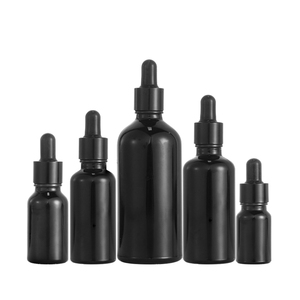 ขวดหยดน้ำมันแก้ว60มล. สีดำด้าน - Product Image 2