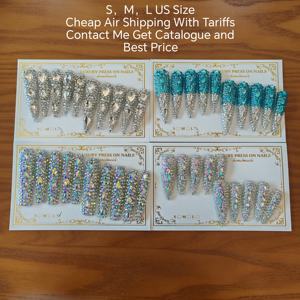 Juego <span class=keywords><strong>de</strong></span> 10 <span class=keywords><strong>Uñas</strong></span> <span class=keywords><strong>Postizas</strong></span> Reutilizables, Lindas y <span class=keywords><strong>de</strong></span> Lujo, Hechas a Mano, <span class=keywords><strong>de</strong></span> Acrílico y Gel Suave, <span class=keywords><strong>Uñas</strong></span> Artificiales - Product Image 6