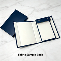 Carnet d'échantillons de tissus pour vêtements, boîte d'emballage, livre d'échantillons de tissus, carnet d'échantillons personnalisé pour rideaux, carte de couleurs