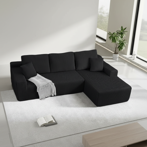 Sofá Seccional Reclinable Tapizado en Forma de L, Tendencia 2026, Amazon, MOQ 1 Pieza, Ideal para Apartamentos Pequeños, Compresión al Vacío - Product Image 1