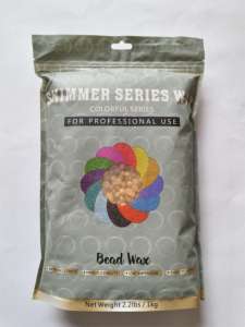 Fabbrica 1000g 1kg oro Glitter fave di cera di colore brillante perline di cera di rimozione dei <span class=keywords><strong>capelli</strong></span> cera depilatoria <span class=keywords><strong>per</strong></span> i peli del corpo - Product Image 4