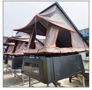 Tente intégrée à couverture élevée pour camionnette tente de toit de <span class=keywords><strong>camping</strong></span> en plein air pliante étanche bâche de voiture portable pour la conduite autonome - Product Image 1