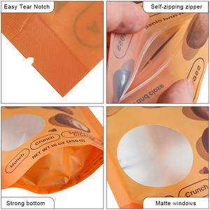 Vendita calda di palline di caramelle congelate essiccate con stampa completa di <span class=keywords><strong>Mylar</strong></span> borse con finestra a prova di odore custodia con cerniera personalizzata - Product Image 6