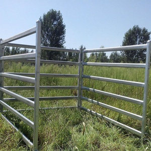 Bền Mạ Kẽm Kim Loại Thép Động Vật Hàng Rào Chăn Nuôi Corral Bảng Điều Chỉnh Dê Cừu Bút Bảng/Gia Súc Sân Ngựa Sân Tấm - Product Image 1