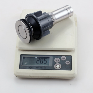 ท่อระบายน้ำแบบพลิกขึ้นได้ทำจากสแตนเลส ขนาด 6 นิ้ว แบบเกลียวทรงกระบอก ป้องกันการกัดกร่อน สำหรับอ่างล้างหน้าและอ่างล้างจาน - Product Image 2