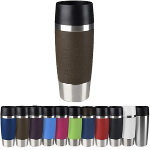 2025 <span class=keywords><strong>eMerit</strong></span> 450ml Double paroi 18/8 tasse à café en acier inoxydable classique manchon en Silicone usine de luxe Logo personnalisé aspiration vide - Product Image 4