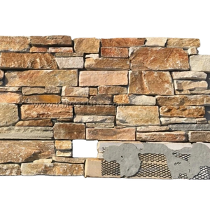 Exterior Wall Cladding <b>Stone</b> Veneer Orient Yellow Slate Natural Slate Culture <b>Stone</b> - Product Image 1