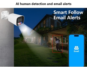 Caméra Ultra HD 4K 8K à large gamme, analyse intelligente, audio bidirectionnel, vision nocturne, carte SD Cloud pour zones <span class=keywords><strong>critiques</strong></span> - Product Image 4