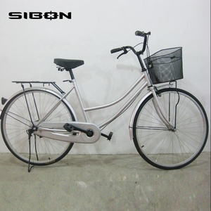 Bicicleta Urbana Económica para Adultos de 26 Pulgadas, Plateada, de Una Velocidad, Fabricada en China, con Canasta, en Oferta, OEM ODM - Product Image 1