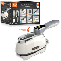 Défroisseur Vapeur Portable RAF 1300W 2-en-1 avec Éliminateur de Peluches pour la Maison et les Voyages
