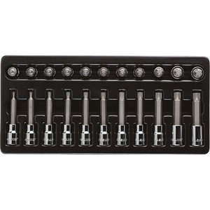 Jeu de 10 embouts Torx, entraînement 1/4 pouce, T10 T15 T20 T25 T27 T30 T40 T45 T50 T55, pour réparation automobile - Product Image 1