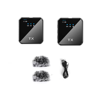 Micrófono Lavalier inalámbrico F15 para grabación de video de transmisión en vivo TIOK-Elementos esenciales de cancelación de ruido para cámara de teléfono