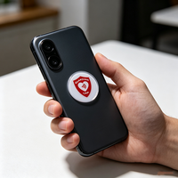 Etiqueta NFC con Logotipo Personalizado de 30 mm, Etiqueta Epoxy RFID con Chip 424 213 Regrabable, Etiqueta Epoxy para Redes Sociales para Reseñas de Google y Acceso a Tiktok