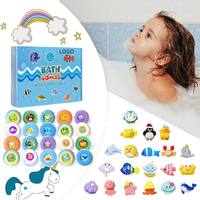 Nouveaux produits uniques fête des enfants anniversaire thanksgiving jour meilleur moussant naturel fantaisie mignon en forme de jouets drôles ensemble de bombes de bain