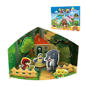 Rompecabezas Giratorio 3D de Cuentos de Hadas, <span class=keywords><strong>Caperucita</strong></span> <span class=keywords><strong>Roja</strong></span> para Niñas - Product Image 1