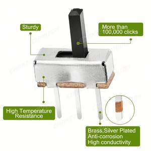 माइक्रो स्लाइड स्विच स्प्रेड <span class=keywords><strong>3</strong></span> पिन 5 पोजीशन मिनी ss12f15 s12f44 1p2t <span class=keywords><strong>3</strong></span> मिमी 4 मिमी 5 मिमी 6 मिमी 6 मिमी छोटा टॉगल pcb माउंट - Product Image 4