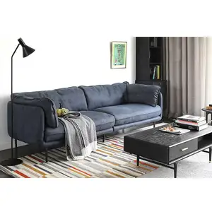 Meijia Hoge Rug Zitgroep Couch Lippen Lederen Zetel Lage Camelback 2.5 Zits Caramel Sofa