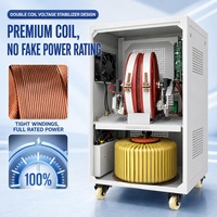 Régulateur de tension automatique monophasé de haute précision OEM 20KVA 30KVA 40KVA AVR 220V, stabilisateur de tension pour appareils électroménagers