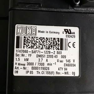 Motor Kukas 1FK7060-5AF71-1YY3-ZMG_60_110_30_S0, Robot Industrial Totalmente Automatizado, Eficiencia Robótica Nueva - Product Image 5