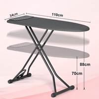Planche à repasser escamotable et rotative professionnelle de qualité pour couturiers, avec échelle pliante intégrée