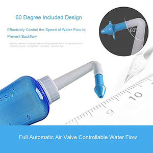 Bouteille <span class=keywords><strong>de</strong></span> <span class=keywords><strong>lavage</strong></span> nasale 10oz 300ml, médical CE, irrigateur pour adultes, soins du <span class=keywords><strong>nez</strong></span> au quotidien - Product Image 4
