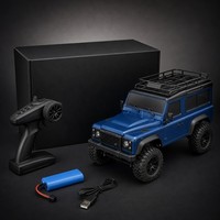 Voiture RC Hobbi Grade 4x4 Tout-Terrain SUV Drift 2.4GHz Télécommandée Bleu Noir ABS Métal Direction Proportionnelle 1:16 Jouet