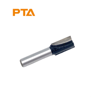 8mm Long fond nettoyage routeur peu coupe droite carbure de tungstène bois routeur peu pour le travail du bois