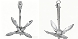 316 Stainless Steel Heavy Duty Folding Umbrella Boat Anchor <b>Yacht</b> Hardware Marine Accessories High Holding Power Stainless Steel - Product Image 2
