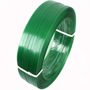 حزام بلاستيكي منقوش من البوليستر باللون الأخضر حسب الطلب لعام 2024 حزام بحزام من بولي إيثيلين تيريفثالات