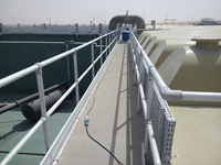 Rampe de protection commerciale en aluminium pour les infrastructures publiques et les exigences de sécurité des travaux de construction gouvernementale