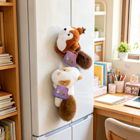 Nouveau Aimant de Réfrigérateur en Peluche Animal Mignon 2026 pour Décoration de Cuisine, Cadeau pour Enfants et Souvenir de Décoration Intérieure