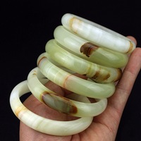 Vente en gros de bracelets afghans en jade naturel de haute qualité bracelets tendances en jade afghan bracelets en cristal avec pierres précieuses