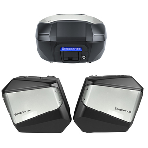 Ensemble complet de top-case et de sacoches latérales pour moto 50L+33L+30L, boîte de rangement en PP pour Honda XL750 Transalp, étanche, modifiée et améliorée - Product Image 2