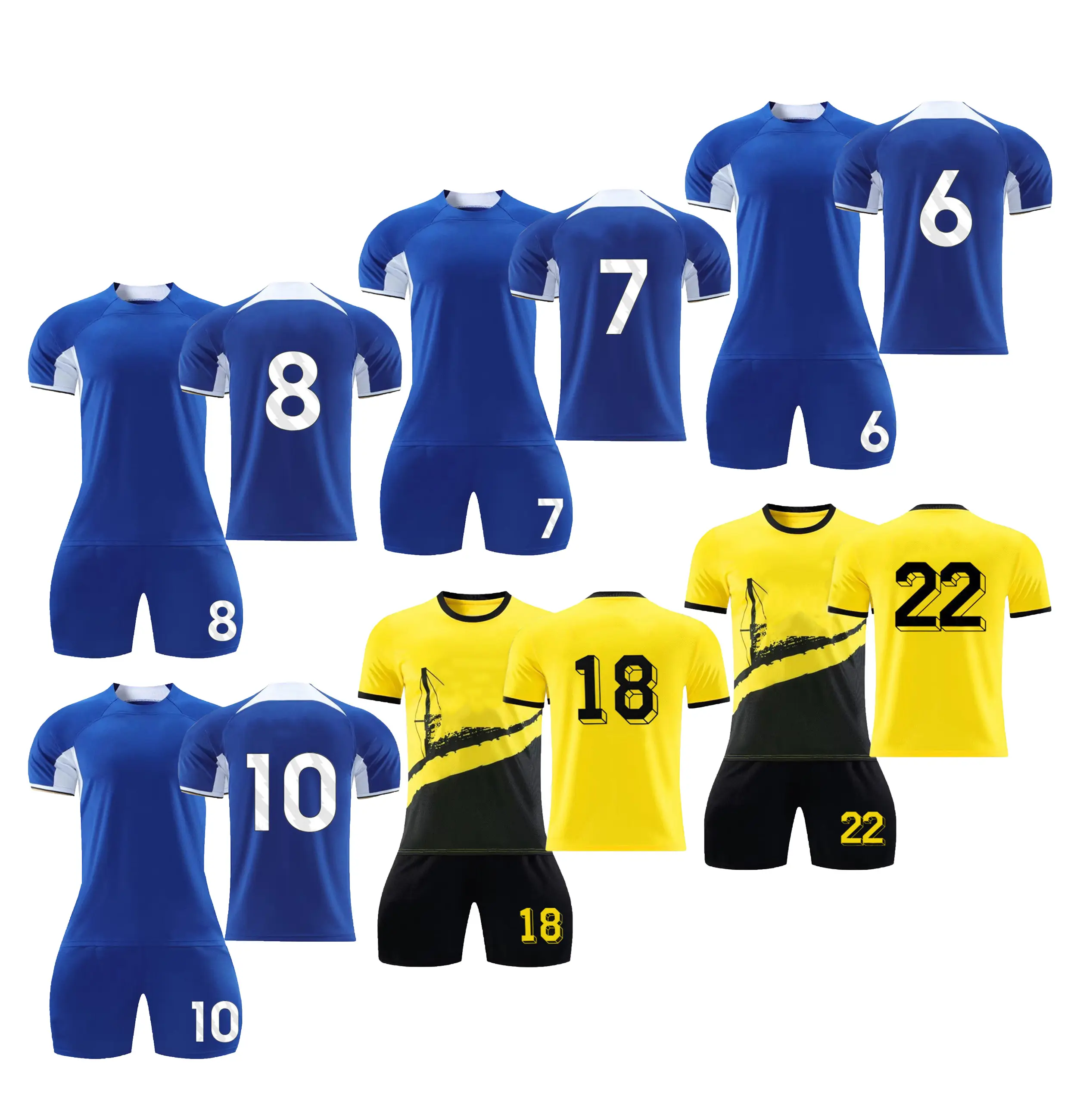 24-25 direct sales to adult and children's football suit manufacturer's store bulk batch of football tops