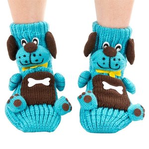 Vente en gros de nouvelles chaussettes de pantoufles pour enfants avec doublure en polaire - Product Image 3