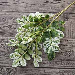 Planta Artificial de Eucalipto CallaFloral, Rama Individual, Blanco y Verde, Poliéster, Decoración para el Hogar - Product Image 3