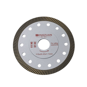 Disco de sierra de diamante turbo ultrafino OEM de 4.5in/5in con base de cobre premium para azulejos de porcelana, gres, piedra sinterizada <span class=keywords><strong>Dekton</strong></span> y <span class=keywords><strong>Neolith</strong></span>, prensado en caliente - Product Image 1