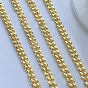 Цепочка золотистая, 2,7 мм * 2 мм, 14 карат - Product Image 3