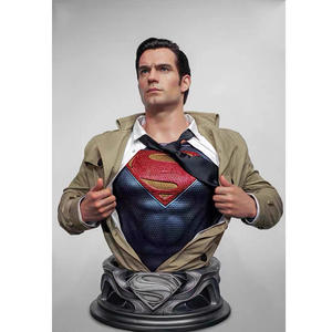 Statue de super-héros <span class=keywords><strong>DC</strong></span> Justice League grandeur nature de nouveau Design buste de Super homme artisanat en résine de fibre de verre pour la décoration de cinéma - Product Image 4