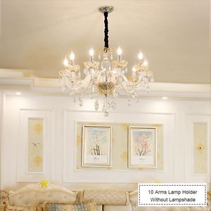 Lampadario di Lusso in Cristallo Dorato, Lampada <span class=keywords><strong>a</strong></span> <span class=keywords><strong>Sospensione</strong></span> Elegante in Vetro <span class=keywords><strong>per</strong></span> Arredamento Casa, Soggiorno, Sala <span class=keywords><strong>da</strong></span> Pranzo, <span class=keywords><strong>Camera</strong></span> <span class=keywords><strong>da</strong></span> <span class=keywords><strong>Letto</strong></span>, Bar - Product Image 5