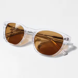 최고의 판매 아세테이트 안경 프레임 여성 음영 브랜드 디자인 편광 Uv400 선글라스 패션 선글라스 CR39/편광
