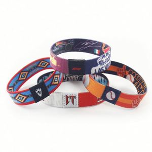 Bracelet RFID NFC réversible écologique personnalisé, imprimé par transfert thermique, bande élastique pour adultes, bracelets promotionnels - Product Image 3