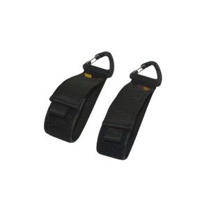 Ganchos de Cuero PU Resistentes para Carrito de Bebé con Logotipo Personalizado, para Colgar Bolsas y Compras - Product Image 1
