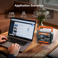Powerstation Batteries Lithium Ion Mini Camp Onduleur Générateur Électrique Solaire Charge 320W Centrale Électrique Portable
