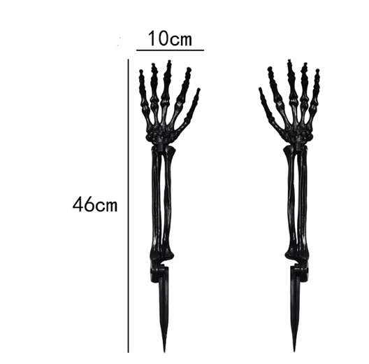 A pair of black ghost hands (left and right hands)