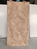 Grande dalle de pierre flexible, Travertin, Piliers romains, Décoration murale extérieure, Panneau souple, Brique MCM en argile, Plaque naturelle, Imperméable