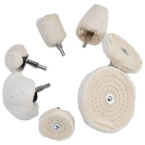 7pcs-set 45sets-carton đánh bóng Pad Buffing Wheel xe đánh bóng Buffing Pads đánh bóng khoan Kit - Product Image 1